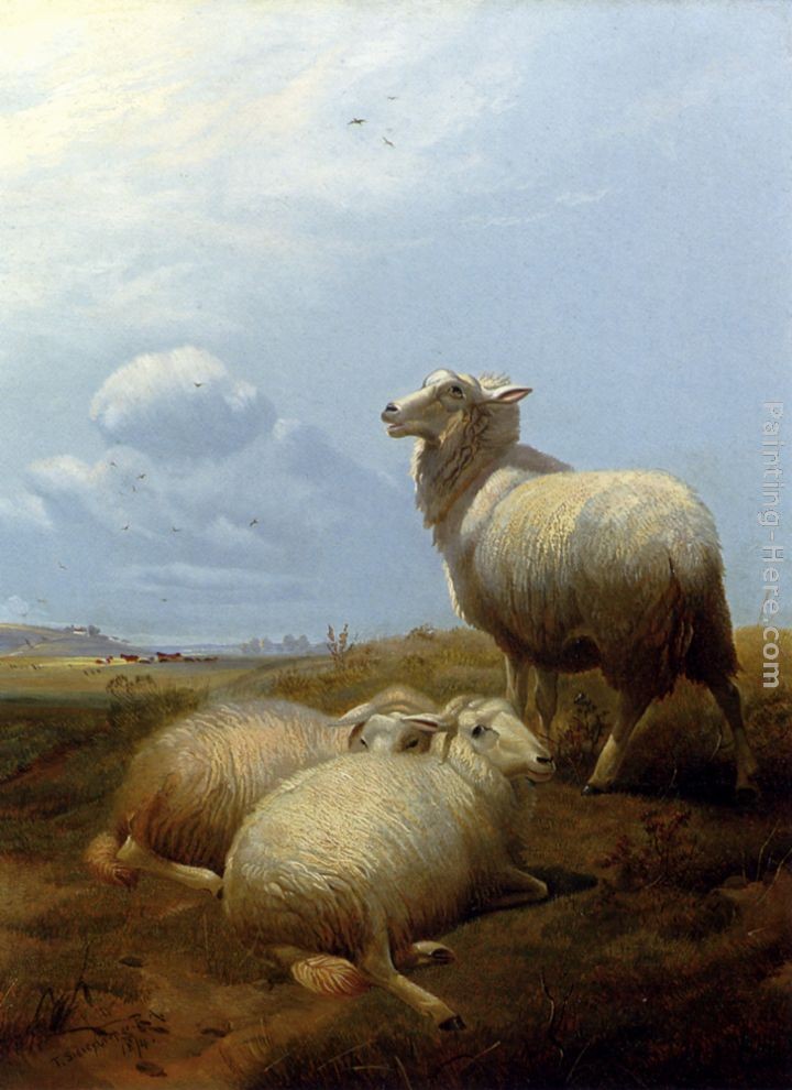 Thomas Sidney Cooper Sheep At Pasture